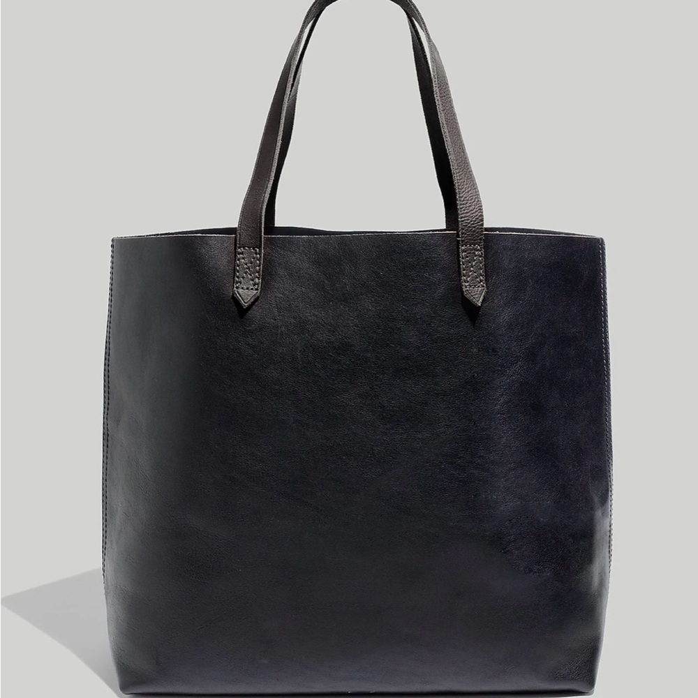 Madewell The Transport Tote Black Leather Purse BNWT New